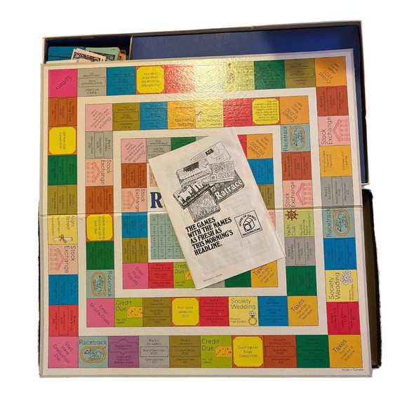 RATRACE GAME 1983 Waddington’s Two-Sided Game Board - Picture 3 of 4